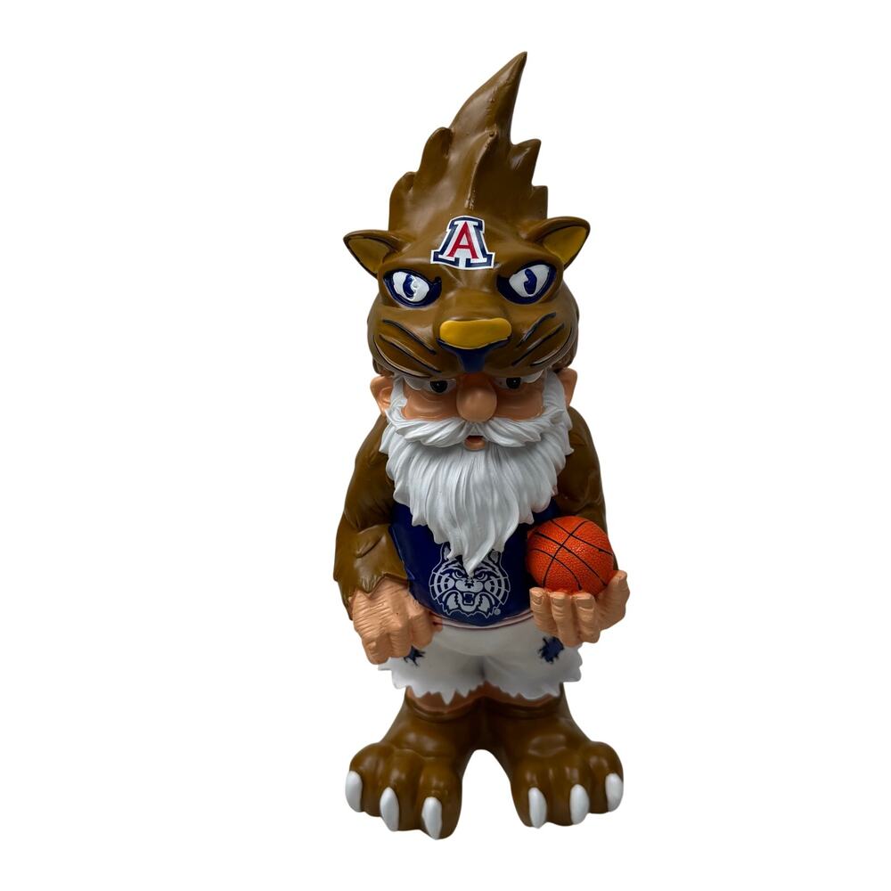 Collectible Mascot Arizona Wild Cats University of AZ Collegiate Team Gnome